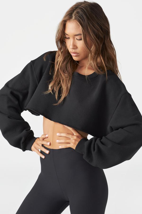 Cropped Sweatshirt Cut Off Sweatshirt Womens Dyfzdhu Crop Hoodies