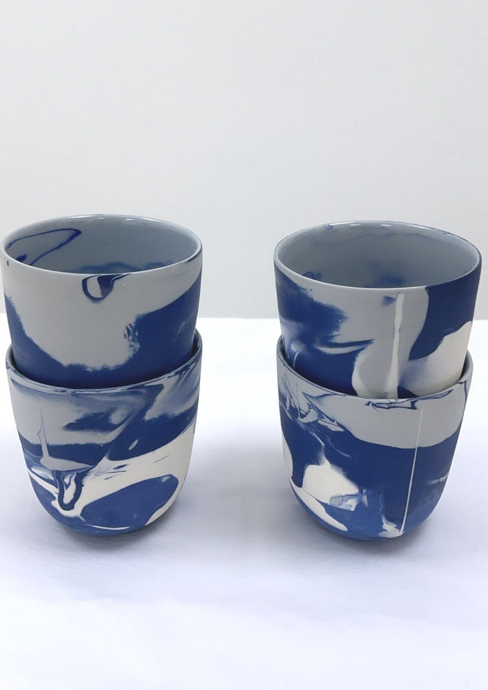 Cup E Blue x4