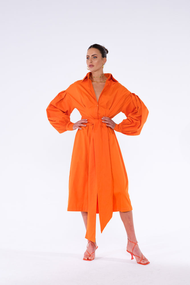 Capri Dress Orange