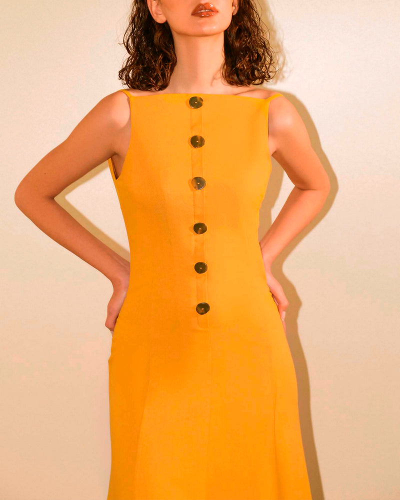 
                  
                    Load image into Gallery viewer, Custard Dress
                  
                